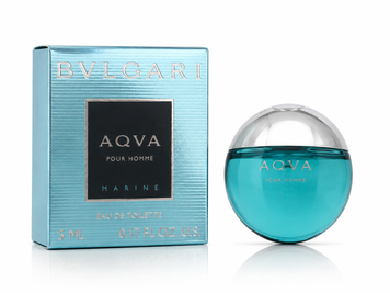 Мініатюра туалетної води Bvlgari Aqva Pour Homme для чоловіків, 5 мл 1519 фото